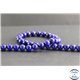 Perles en lapis lazuli d'Afghanistan - Rondes/8mm - Grade AA