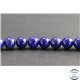 Perles en lapis lazuli d'Afghanistan - Rondes/8mm - Grade AA