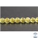 Perles en apatite jaune de Madagascar - Rondes/6mm - Grade AA