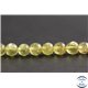 Perles en apatite jaune de Madagascar - Rondes/6mm - Grade AA