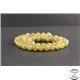 Perles en apatite jaune de Madagascar - Rondes/8mm - Grade AA