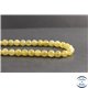 Perles en apatite jaune de Madagascar - Rondes/8mm - Grade AA