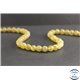 Perles en apatite jaune de Madagascar - Rondes/8mm - Grade AA