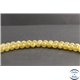 Perles en apatite jaune de Madagascar - Rondes/8mm - Grade AA