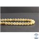 Perles en quartz rutile - Rondes/8mm - Grade AA