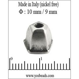 Apprêts Coupelles qualité premium - 10 mm - Argenté