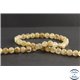 Perles en quartz rutile - Rondes/8mm - Grade AA