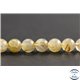 Perles en quartz rutile - Rondes/8mm - Grade AA