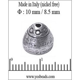 Apprêts Coupelles qualité premium - 10 mm - Argenté