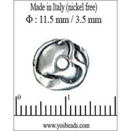 Apprêts Coupelles qualité premium - 11,5 mm - Argenté