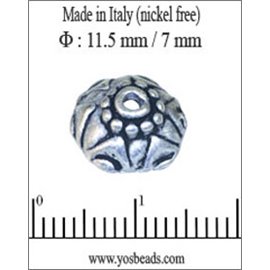 Apprêts Coupelles qualité premium - 11,5 mm - Argenté