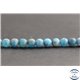 Perles dépolies en apatite de Madagascar - Rondes/6mm - Grade A