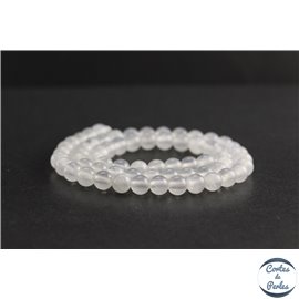 Perles en aragonite d'Afrique - Rondes/6mm - Grade A