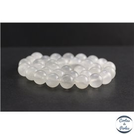 Perles en aragonite d'Afrique - Rondes/12mm - Grade A