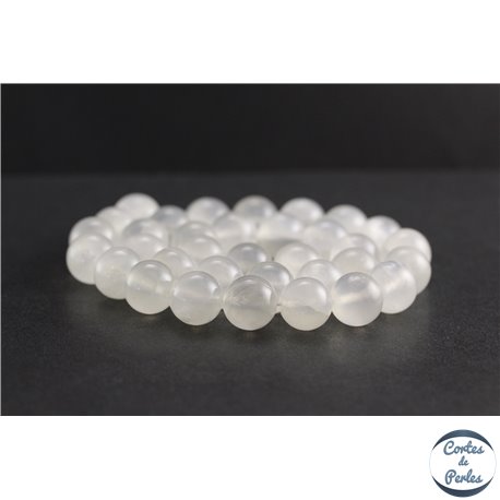 Perles en aragonite d'Afrique - Rondes/12mm - Grade A