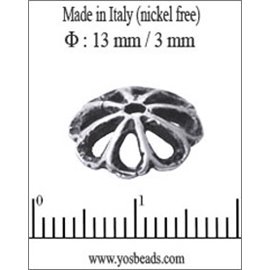 Apprêts Coupelles qualité premium - 13 mm - Argenté