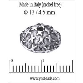 Apprêts Coupelles qualité premium - 13 mm - Argenté