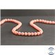 Perles en rhodochrosite d'Argentine - Rondes/6mm - Grade A