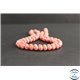 Perles en rhodochrosite d'Argentine - Rondes/6mm - Grade A