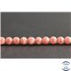 Perles en rhodochrosite d'Argentine - Rondes/6mm - Grade A