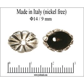 Apprêts Coupelles qualité premium - 14 mm - Argenté