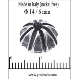 Apprêts Coupelles qualité premium - 14 mm - Argenté