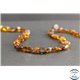 Perles en ambre cognac de la Baltique - Nuggets/9mm - Grade AB