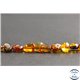 Perles en ambre cognac de la Baltique - Nuggets/9mm - Grade AB