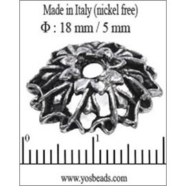 Apprêts Coupelles qualité premium - 18 mm - Argenté
