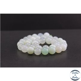 Perles en opale verte d'Afrique - Rondes/10mm - Grade AA