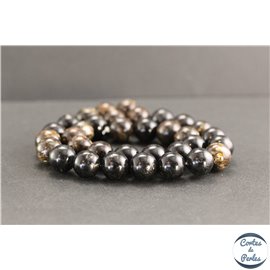 Perles en biotite - Rondes/12mm - Grade A