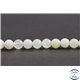 Perles en opale verte d'Afrique - Rondes/6mm - Grade AA