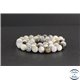 Perles en opale blanche d'Afrique - Rondes/8mm - Grade AB