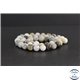 Perles en opale blanche d'Afrique - Rondes/8mm - Grade AB