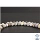 Perles en opale blanche d'Afrique - Rondes/8mm - Grade AB