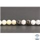 Perles en opale blanche d'Afrique - Rondes/8mm - Grade AB