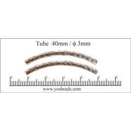 Apprêts Intercalaires - 3 mm - Argenté