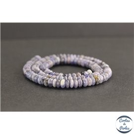 Perles en tanzanite de Tanzanie - Roues/6mm - Grade AB