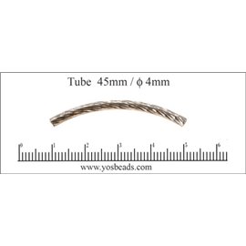 Apprêts Intercalaires - 4 mm - Argenté