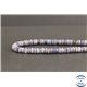 Perles en tanzanite de Tanzanie - Roues/6mm - Grade AB