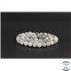 Perles en opale blanche d'Afrique - Rondes/6mm - Grade AB