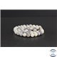 Perles en opale blanche d'Afrique - Rondes/6mm - Grade AB