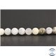 Perles en opale blanche d'Afrique - Rondes/6mm - Grade AB