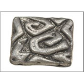 Apprêts Intercalaires - Rectangle/17 mm - Argenté