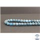 Perles dépolies en apatite de Madagascar - Rondes/8mm - Grade A