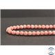 Perles en rhodochrosite d'Argentine - Rondes/8mm - Grade A