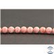 Perles en rhodochrosite d'Argentine - Rondes/8mm - Grade A