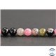 Perles en tourmaline de Madagascar - Rondes/8mm - Grade A+