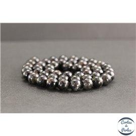 Perles en astrophyllite de Russie - Rondes/8mm - Grade A+