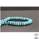 Perles en turquoise Kingman d'Arizona - Roues/7-8mm - Grade AB+